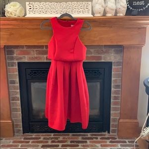 ASOS Red scuba dress